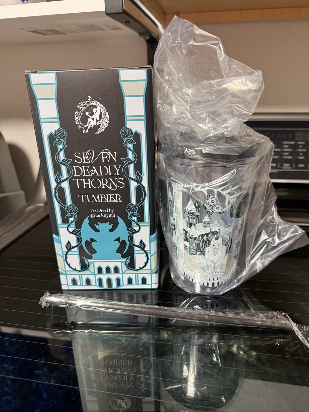 Fairyloot Seven Deadly Thorns Plastic Tumbler